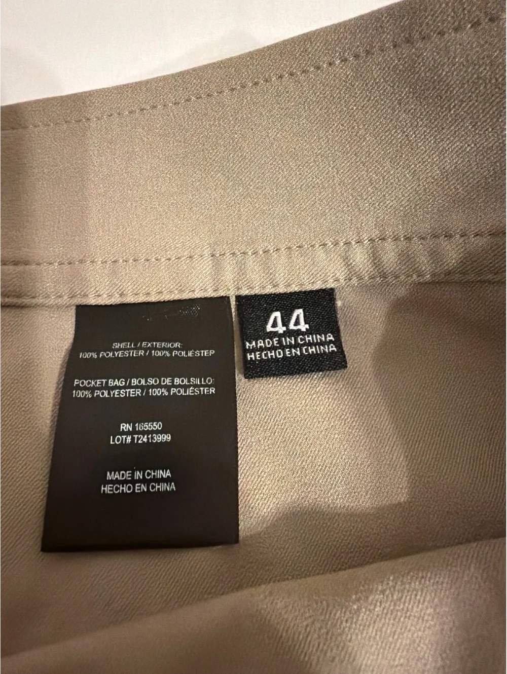 32 Degrees Cool Stretch Performance Khaki Shorts Size 44